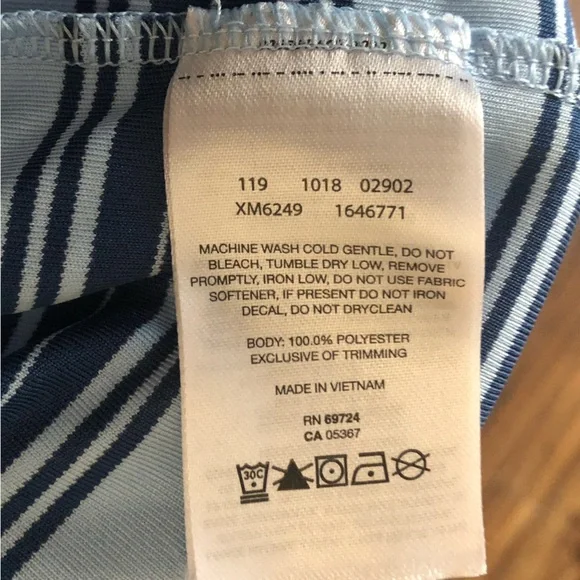 Columbia Collared Striped Golf Polo - Picture 9 of 9